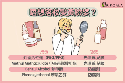 唔想落妝變黃臉婆?