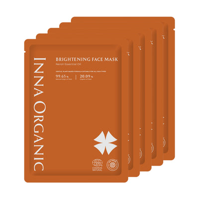 Inna Organic 橙花嫩白精油面膜 5塊裝