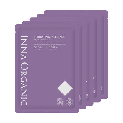 Inna Organic 沒藥水潤精油面膜 5塊裝