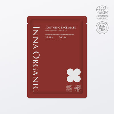 Inna Organic Rose Geranium Skin Soothing Facial Mask