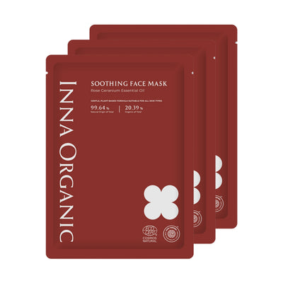Inna Organic Rose Geranium Skin Soothing Facial Mask