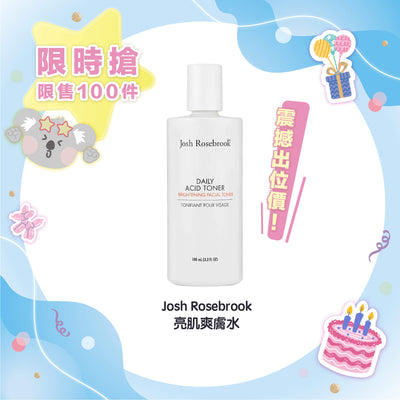 Josh Rosebrook Daily Acid Toner 100ml