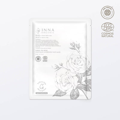 Inna Organic 綠茶玫瑰舒膚純露面膜