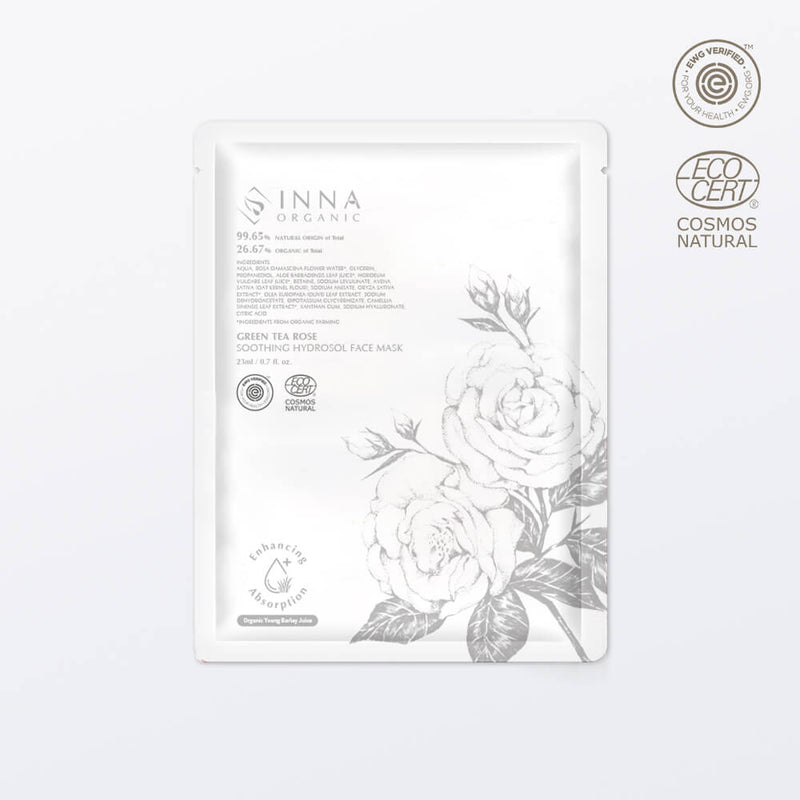 Inna Organic Green Tea Rose Soothing Hydrosol Mask