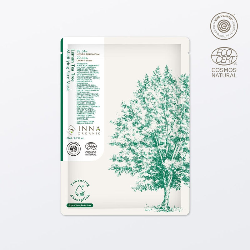 Inna Organic 檸檬茶樹平衡控油隱形面膜