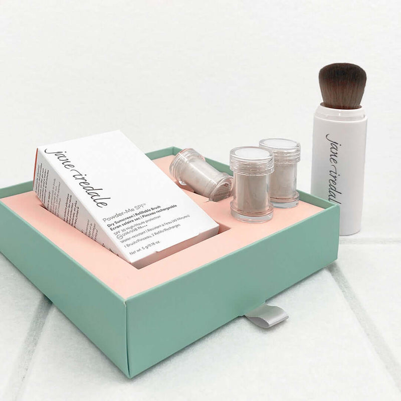 【69折優惠】Jane Iredale 防曬粉掃增量禮盒套裝