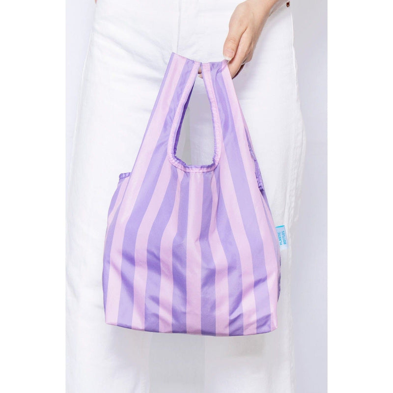 Kind Bag 再生物料環保袋 (小) - 紫色條紋