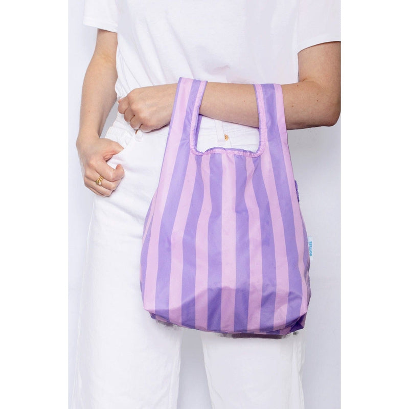 Kind Bag 再生物料環保袋 (小) - 紫色條紋 | Dr. Koala