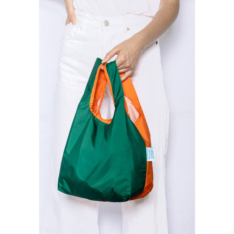 Kind Bag 再生物料環保袋 (小) - 橙/綠雙色 | Dr. Koala
