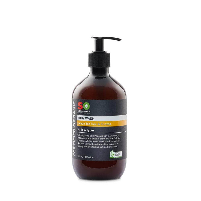 Saba Organics 沐浴露 (檸檬茶樹/ 昆士亞配方) 500ml | Dr. Koala