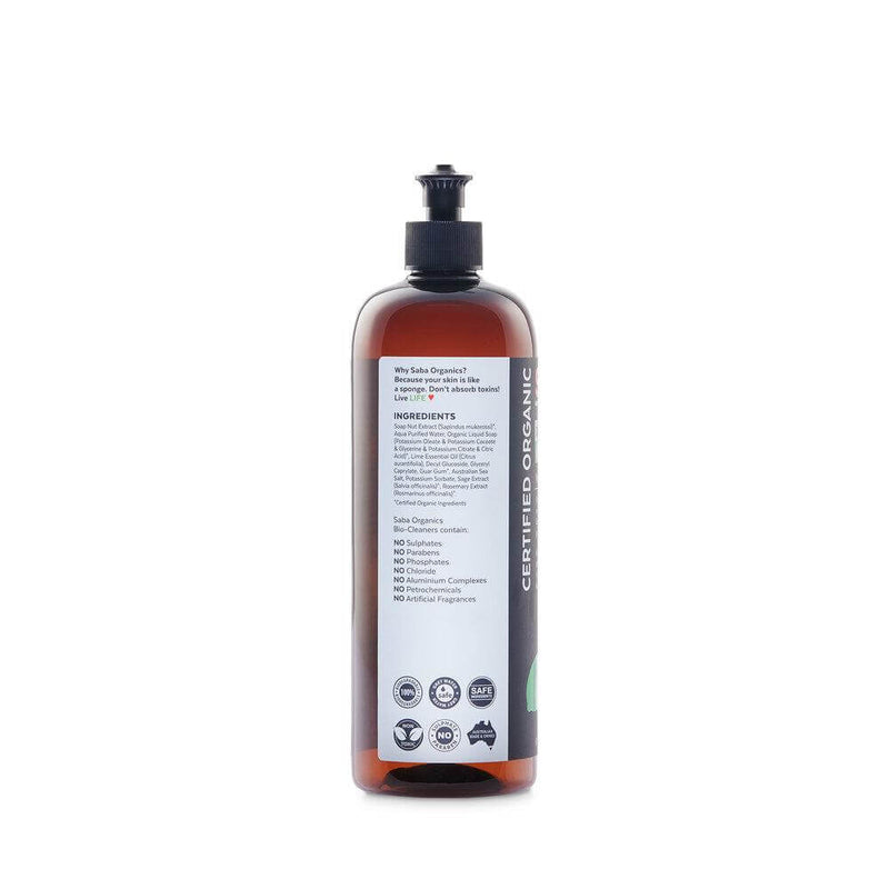 Saba Organics 青檸洗潔精 500ml